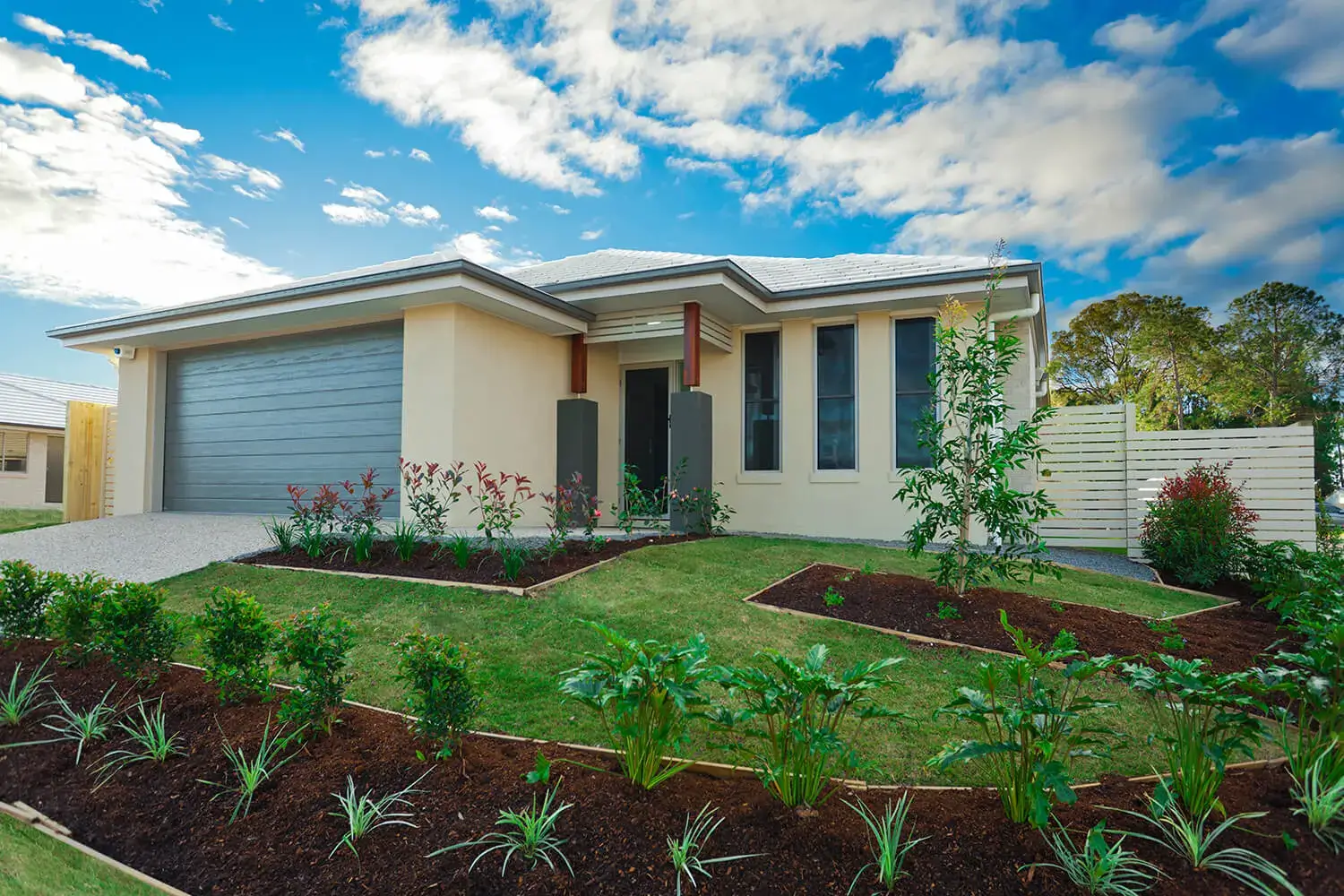 Couple receiving keys to their new Gold Coast home